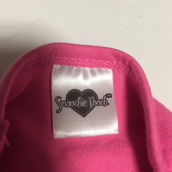 DOG! PET! Dress pink & blue hearts Smoochie Pooch New or Like new Sz Sma… - Picture 7 of 9